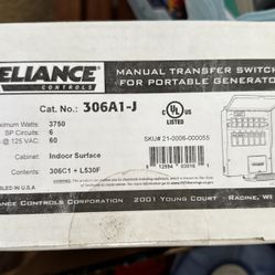 Reliance Portable Generator Transfer Switch 