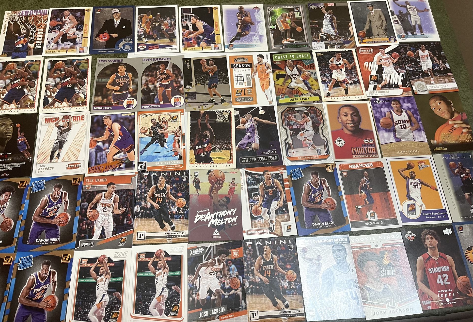 Lot of 50 Phoenix Suns Basketball Cards Stars-Rookies-Inserts Past & Present