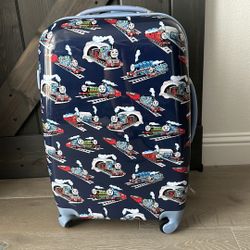 Rare Pottery barn Thomas the Train hard sided luggage for Sale in