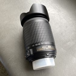 Nikon camera lens, 55-200mm zoom