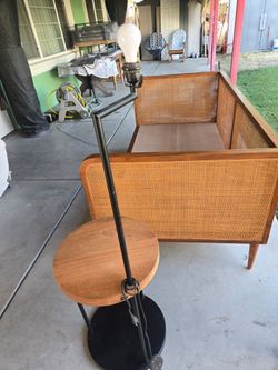 Wood futon frame