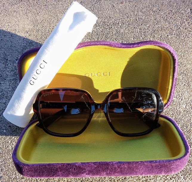 Gucci Havana/Brown Woman's Sunglasses GG1189S 003