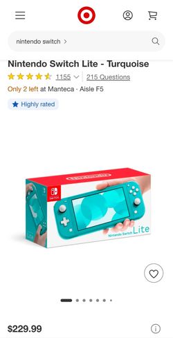 Nintendo Switch Lite‐Turquoise