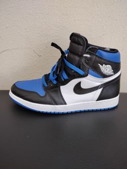 Men's Air Jordan 1 Retro High OG Royal Toe Sz10 1/2