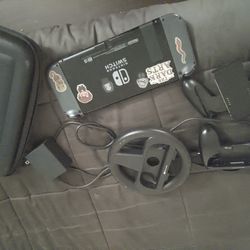 Nintendo Switch Used With Accesories And Games Inside: And SD For Storage Included And Case