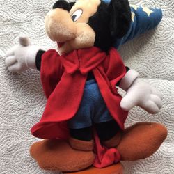 Vintage Disney Fantasia Mickey Mouse  Plush 