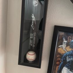 Griffey Auto Bat And Ball Jsa Certified 