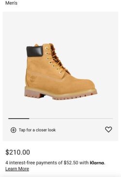 Timberland Leather Boots. Size 13. New.