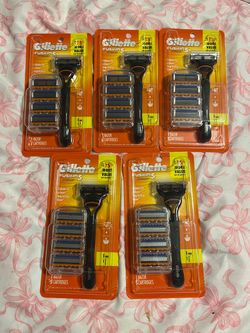 Gillette : ProFusion 5 Razor Sets (5x)