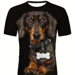 T Shirt DOG Print New 