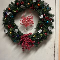 Rainbow Themed Wreath 