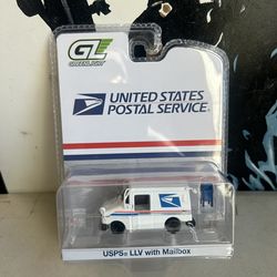 GreenLight 1/64 scale USPS LLV truck with mailbox