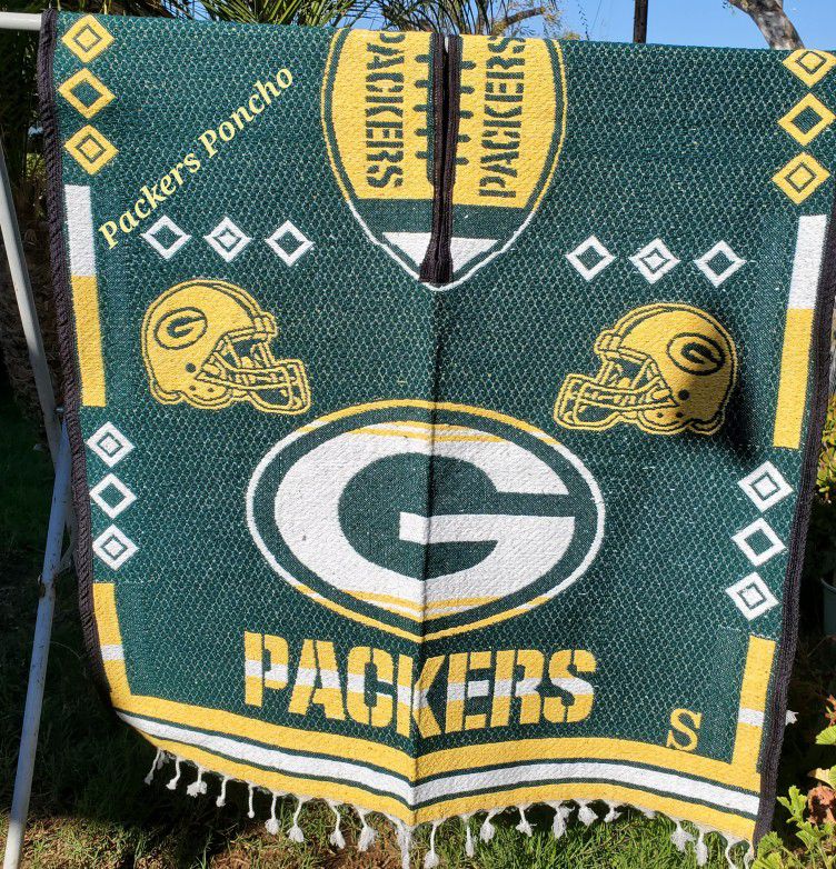 Packers Poncho Gaban Thick Like A Blanket 