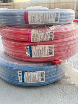 Pex- B Pipe red and blue