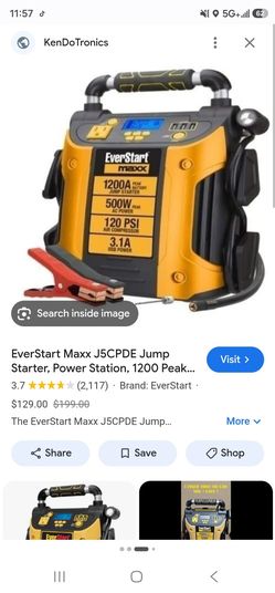 Everstart battery jumper
