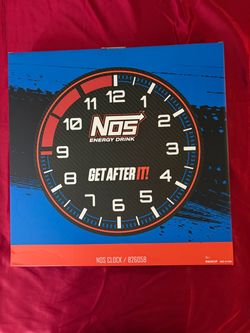 NOS Energy Drink Wall Clock