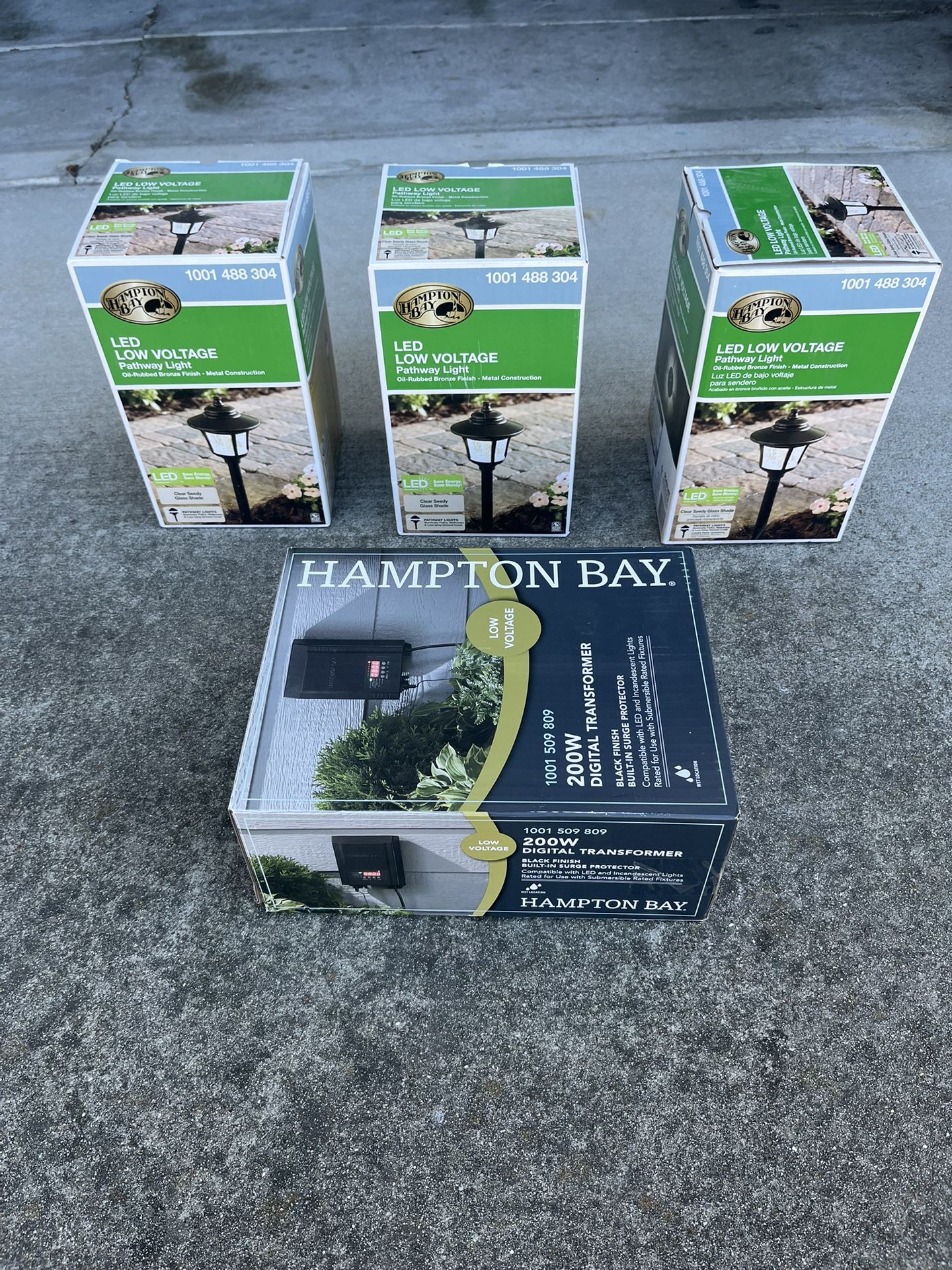 Outdoor Lights And Transformer