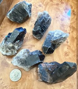 smokey quartz points