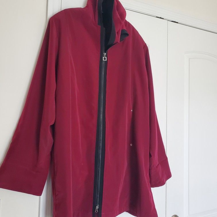 LADIES BEAUTIFUL 1X MISTY HARBOR HOODIE JACKET