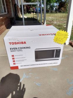 Toshiba Horno De Microondas Grande 1200 Watts 2.2 Cc Nuevo Firme Precio No Menos