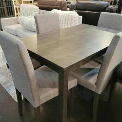 New Grey Dining Table Set 