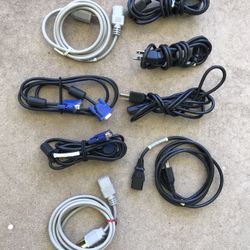 Lot Of Computer Monitor Power Cables  $20 For All