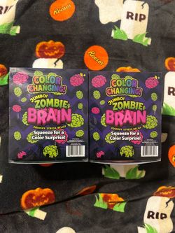 Zombie Brain color changing squishy