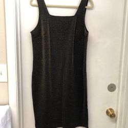 Forever 21 Black and Gold Dress 