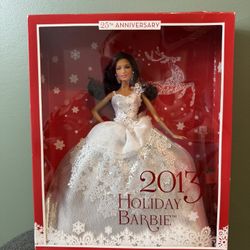 New 2013 Holiday Barbie Doll 25th Holidays Special Edition X8272 Sealed