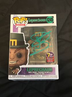 Funko Pop! Movies Leprechaun 1245 Signed by Warwick Davis