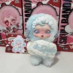 POPMART SkullPanda Winter Symphony Series Plush - “Song Of Snow” (Open Box)