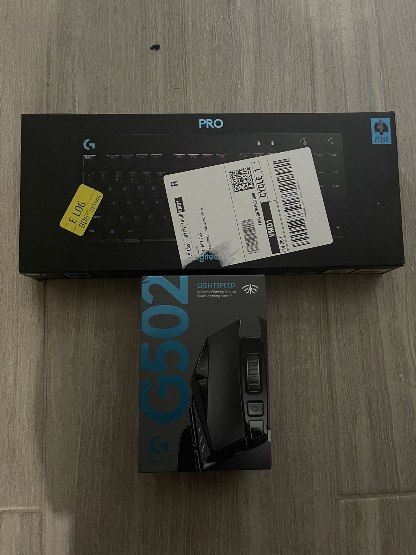 Logitech G Pro Keyboard & G502 Wireless Mouse