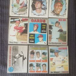 1970 TOPPS BASEBALL CARDS REGGIE YAZ  MCCOVEY GIBSON  PEREZ SEAVER MUCH .MORE