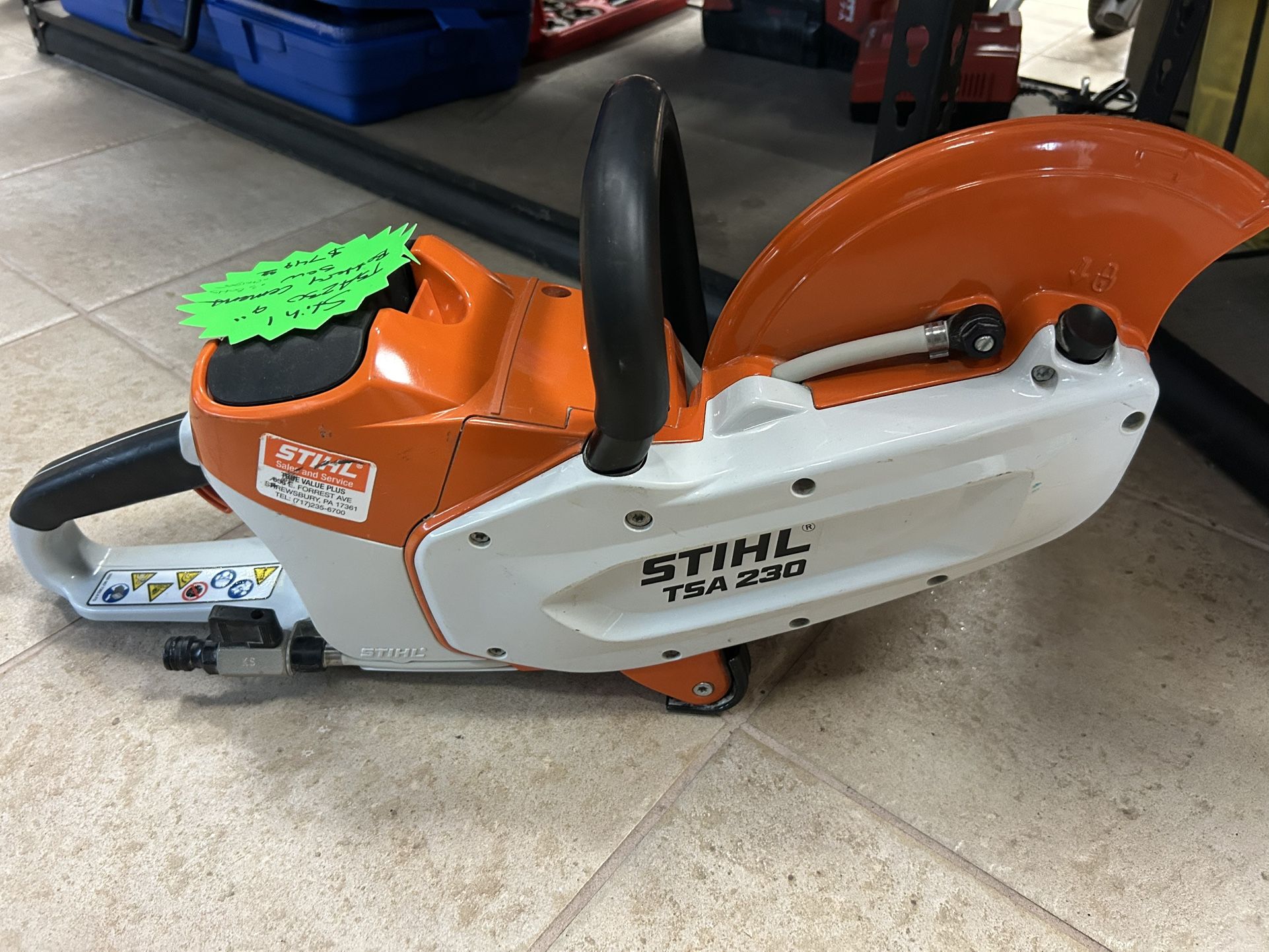 Stihl 9” Battery Cement Saw Tsa230 