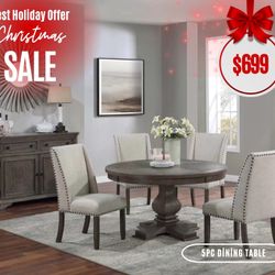 5 Pc Dining Table 