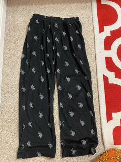 Black Polo Pajama Pants 