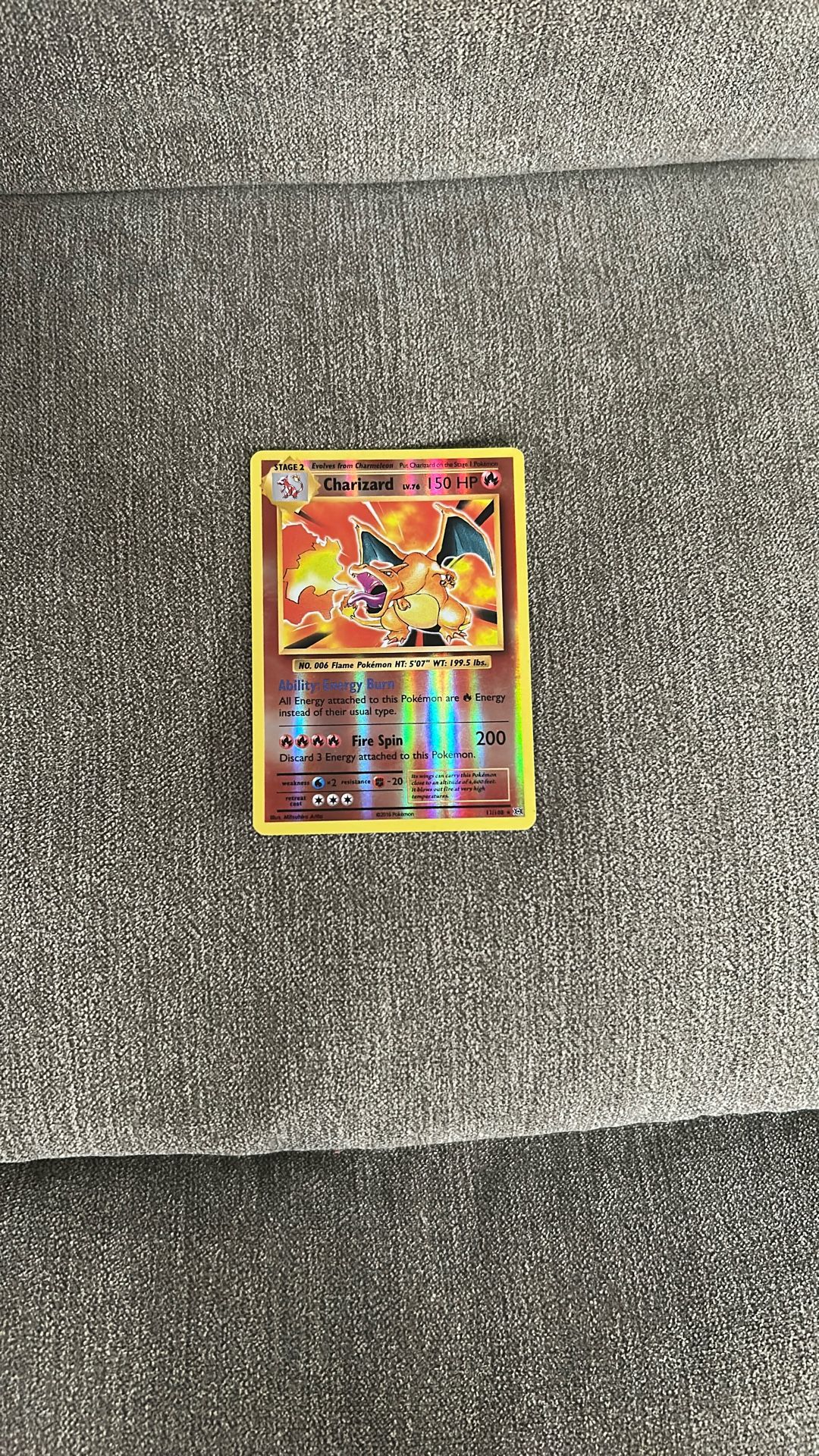 Charizard reverse hollow Edition with case