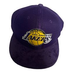 Los Angeles Laker Fitted Hat Size 7 5/8 new