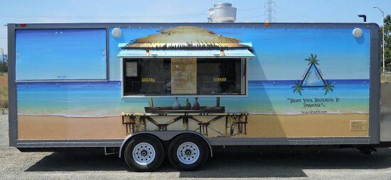 Photo Urgent Selling 2015 24 CA Approved Food Trailer Truck with porch