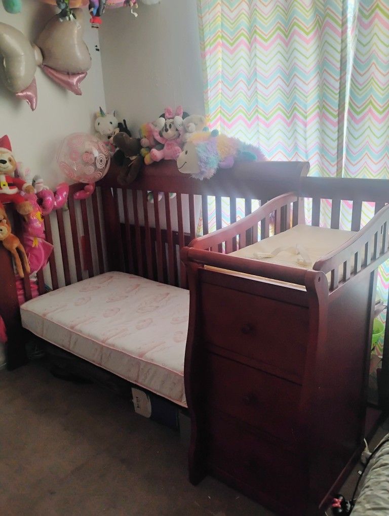 Baby Crib 5 In One