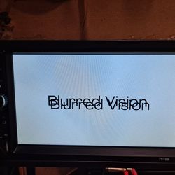 Blurred Vision BV-7018B Double Din in-Dash Head Unit Bluetooth Mirrorlink USB Auxiliary
