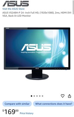 ASUS VS248H-P 24-Inch Full HD LED Monitor
