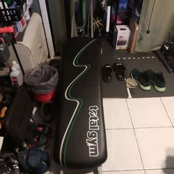 Total Gym, Squat Rack, Olympic Bars, Weights, Bumper Plates, Step Platform, Station, Adjustable Bench 