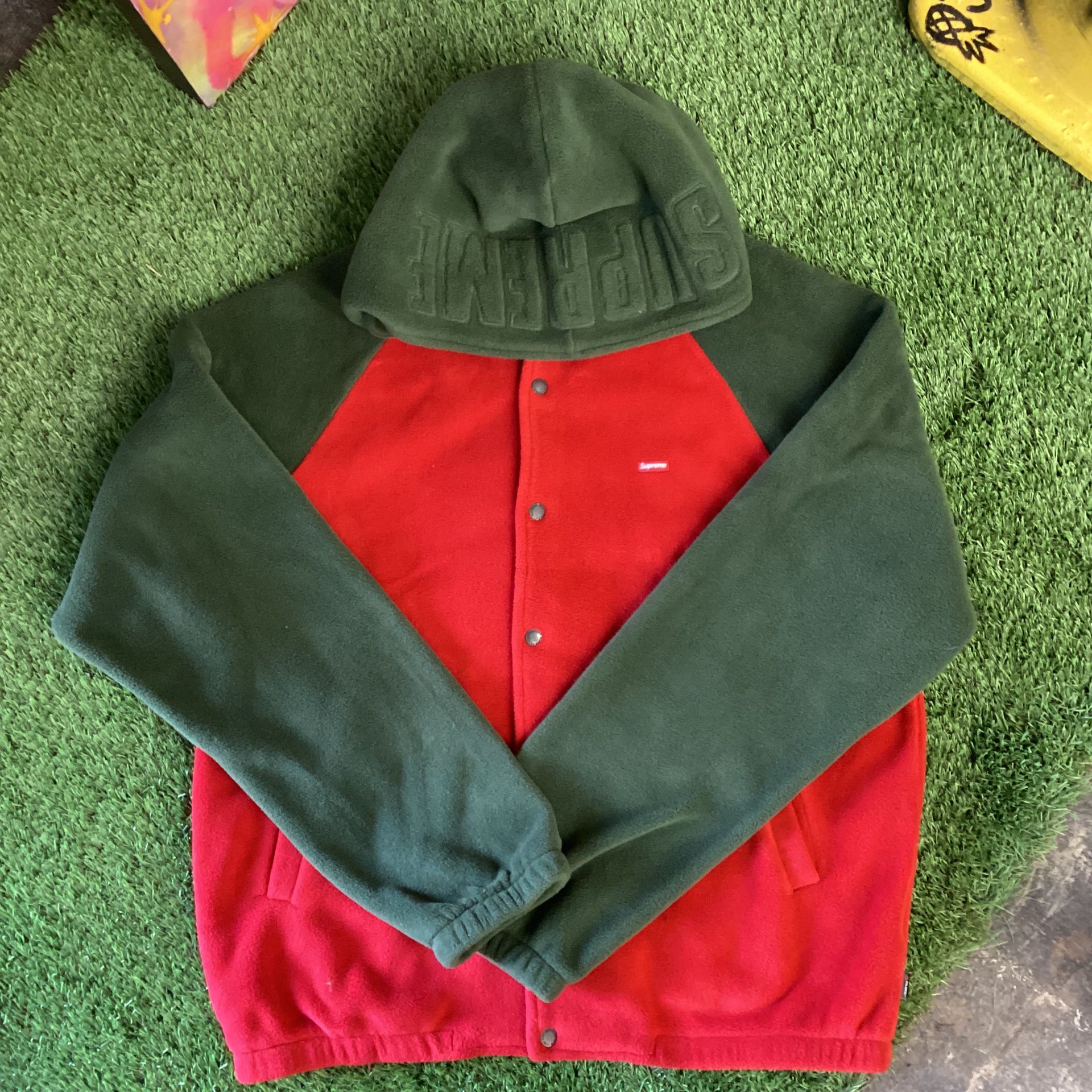 Supreme Polartec Hooded Raglan Jacket for Sale in Los Angeles, CA - OfferUp