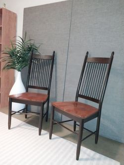 2 Wood Chairs