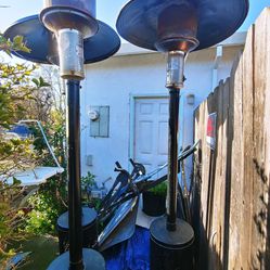3 Stand Up Outdoor Heaters