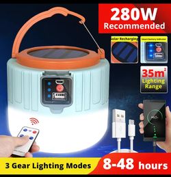 Solar Camp Lamp, Led Rechargeable