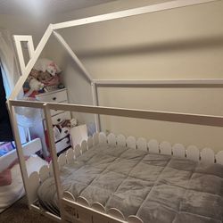 Full Size Kids House Bed