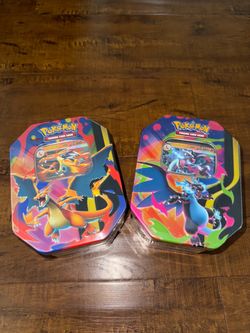 Pokemon Mega Charizard EX Tins