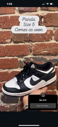Nike Panda Dunks Size 5